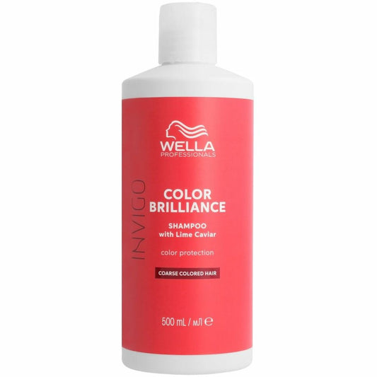Färgbevarande schampo Wella Invigo Color Brilliance Tjockt hår 500 ml